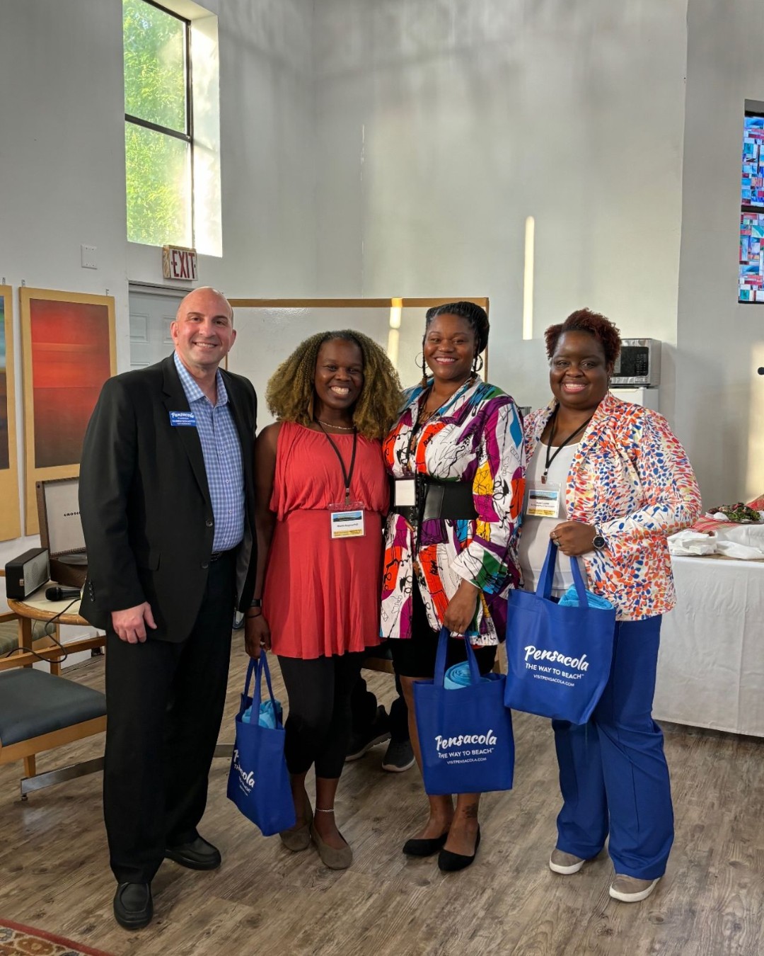 Visit Pensacola welcomes BILF Board Members Wanda Eugene Rose Legjiste and colleague Dr White